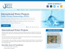 Tablet Screenshot of internationalwaterprojects.com